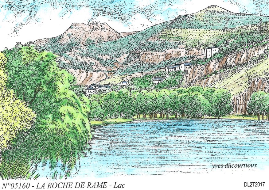 N 05160 - LA ROCHE DE RAME - lac