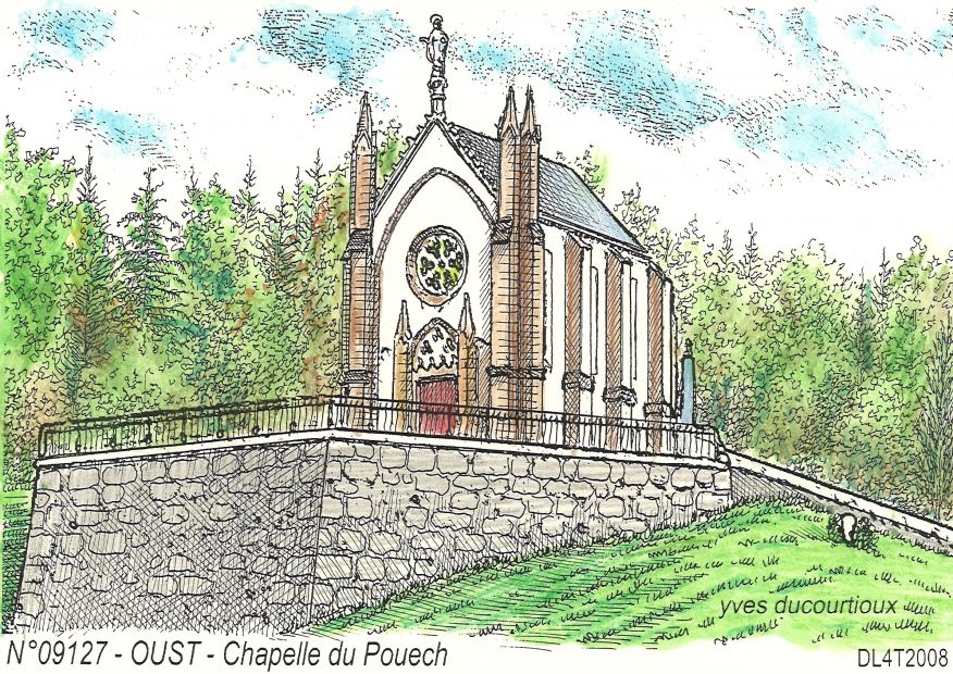 N 09127 - OUST - chapelle du pouech