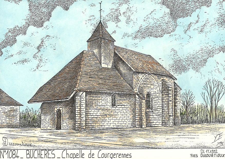N 10084 - BUCHERES - chapelle de courgerennes