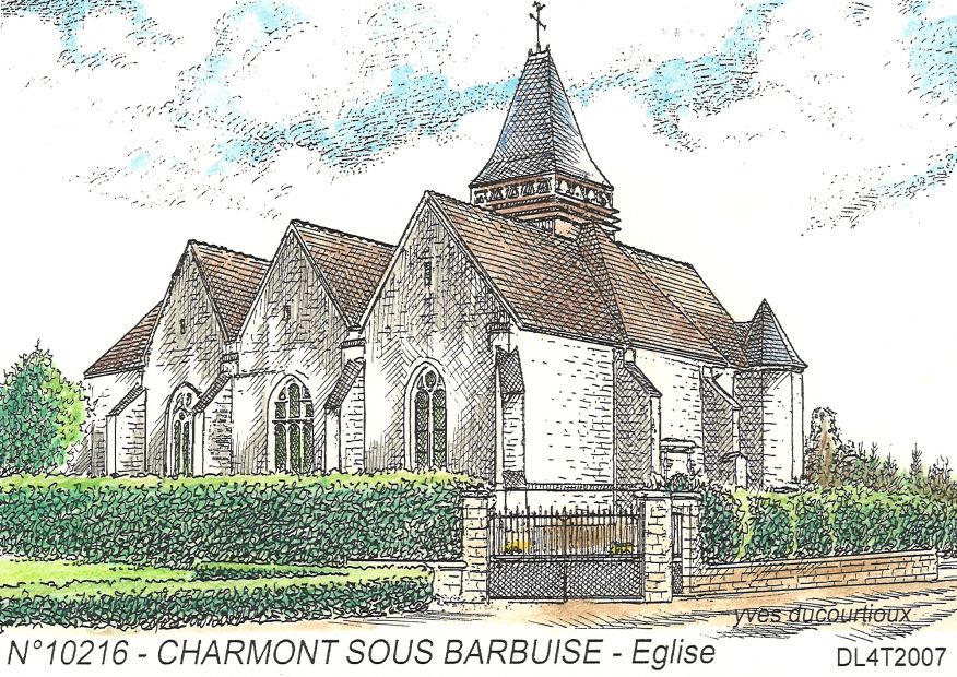 N 10216 - CHARMONT SOUS BARBUISE - église