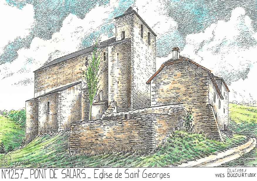 N 12057 - PONT DE SALARS - glise de st georges