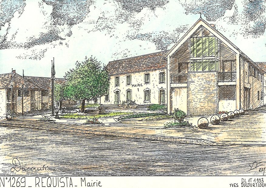 N 12069 - REQUISTA - mairie