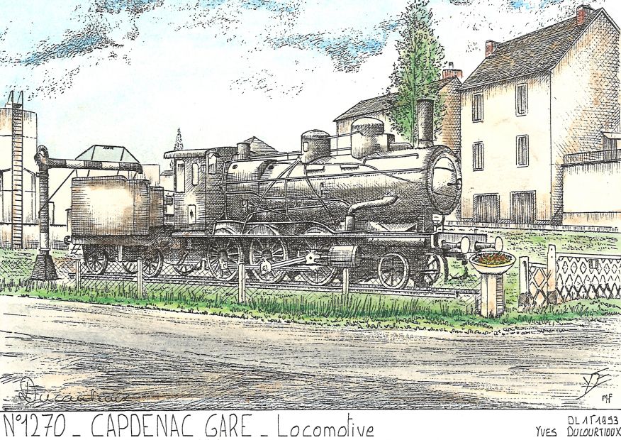 N 12070 - CAPDENAC GARE - locomotive