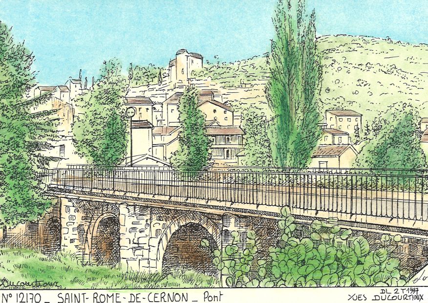 N 12170 - ST ROME DE CERNON - pont