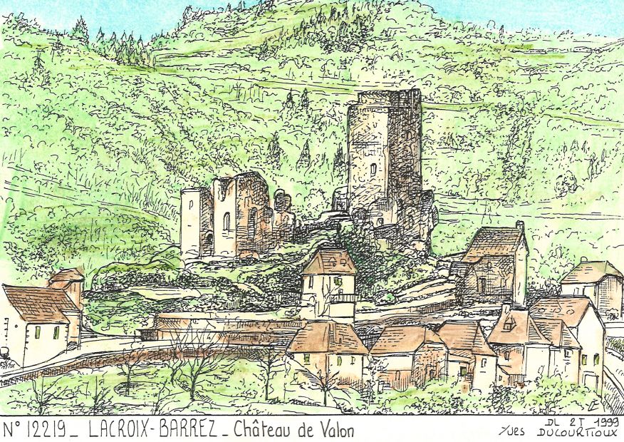 N 12219 - LACROIX BARREZ - chteau de valon