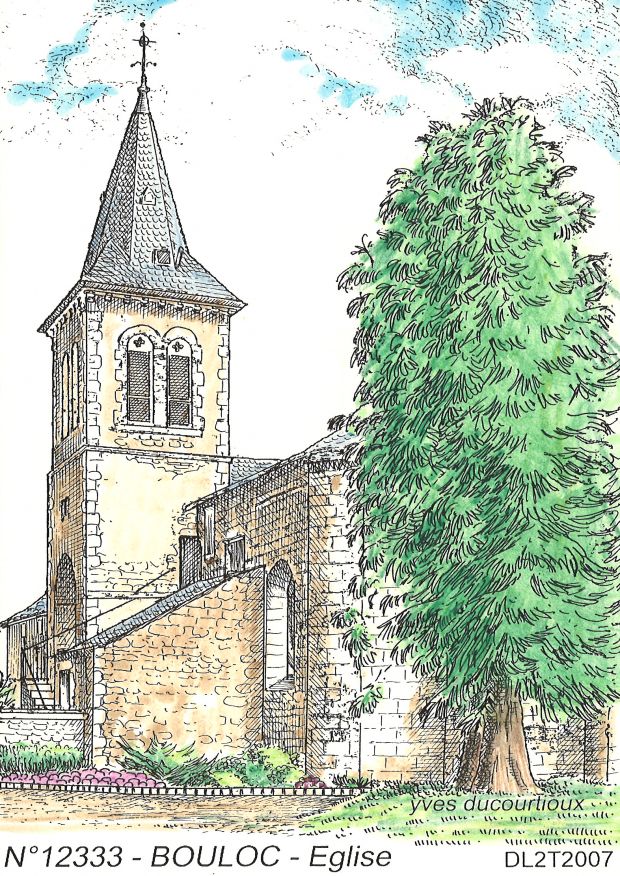 N 12333 - SALLES CURAN - glise de bouloc