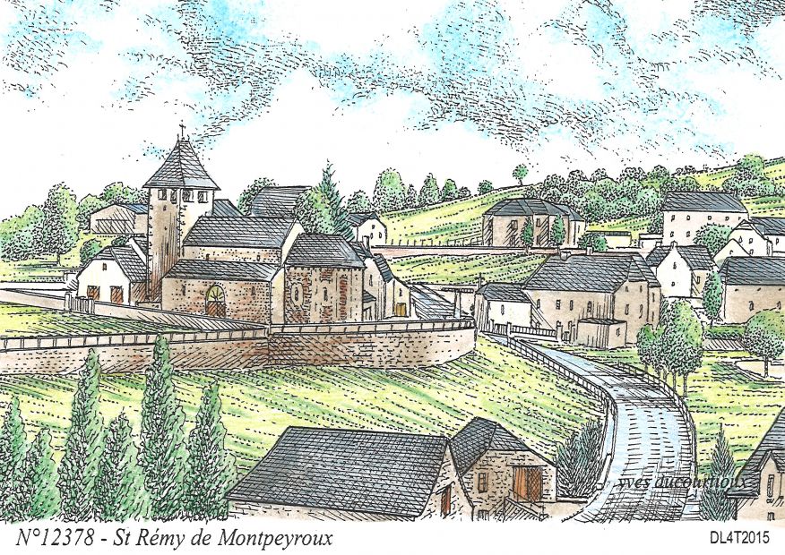 N 12378 - MONTPEYROUX - st rémy de montpeyroux