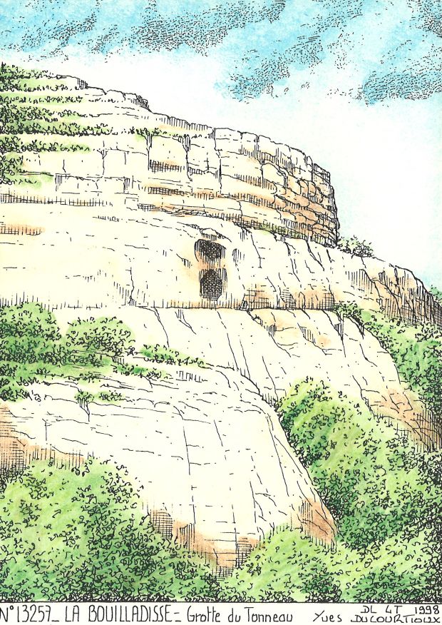N 13257 - LA BOUILLADISSE - grotte du tonneau