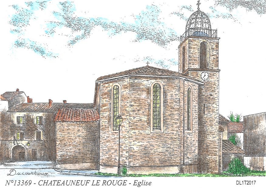 N 13369 - CHATEAUNEUF LE ROUGE - glise