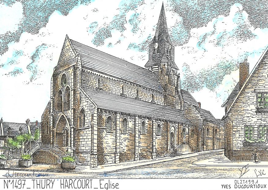 N 14097 - THURY HARCOURT - église