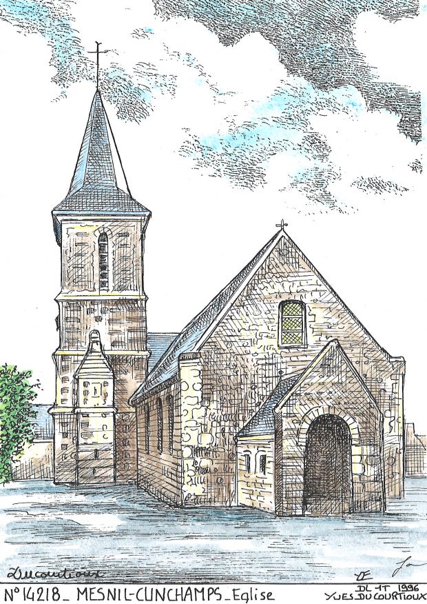 N 14218 - MESNIL CLINCHAMPS - église