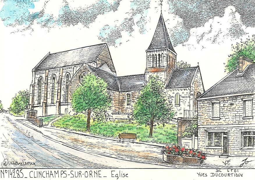 N 14285 - CLINCHAMPS SUR ORNE - église