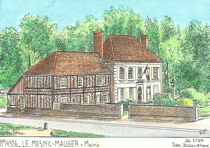 N 14326 - LE MESNIL MAUGER - mairie