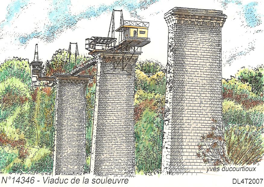 N 14346 - LE BENY BOCAGE - viaduc de la souleuvre