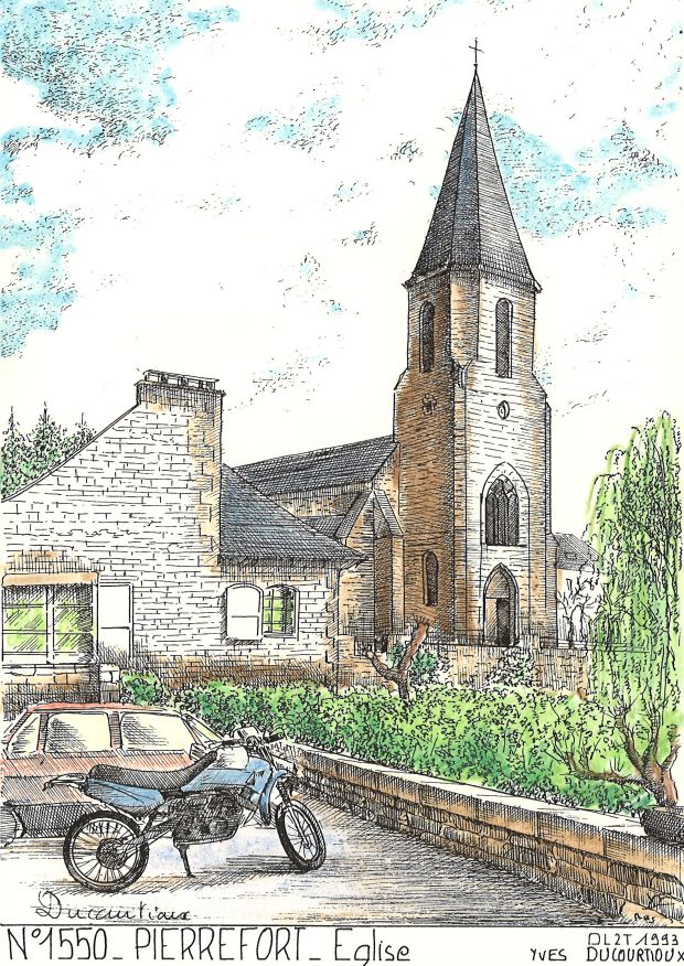 N 15050 - PIERREFORT - église