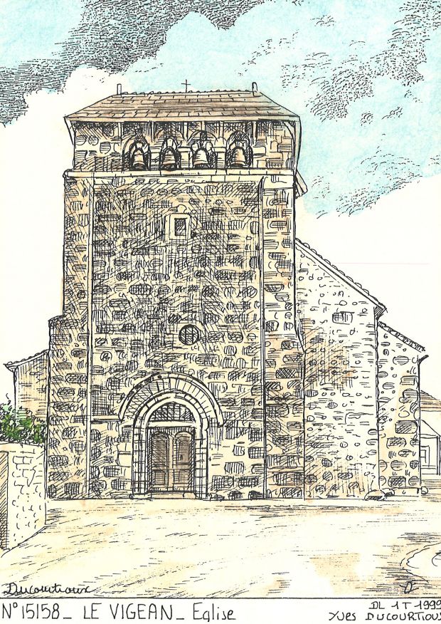 N 15158 - LE VIGEAN - église