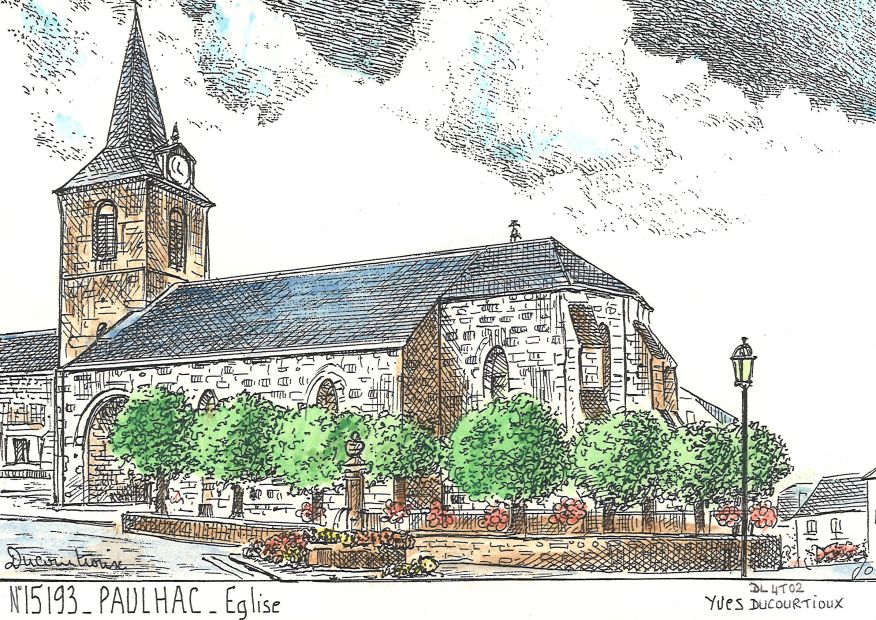 N 15193 - PAULHAC - église