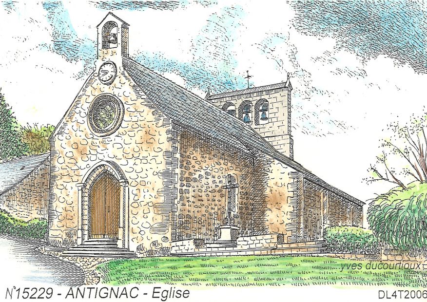 N 15229 - ANTIGNAC - église