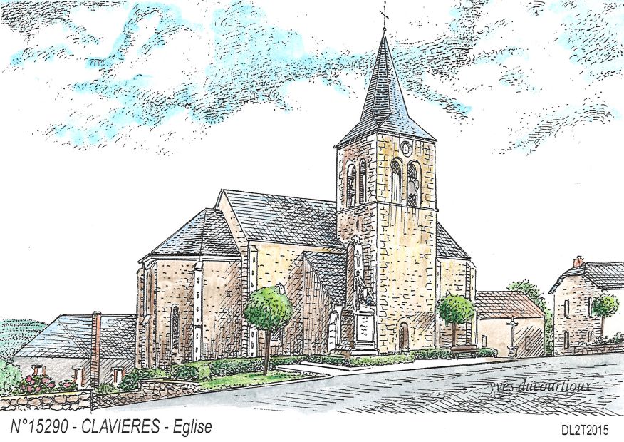 N 15290 - CLAVIERES - glise