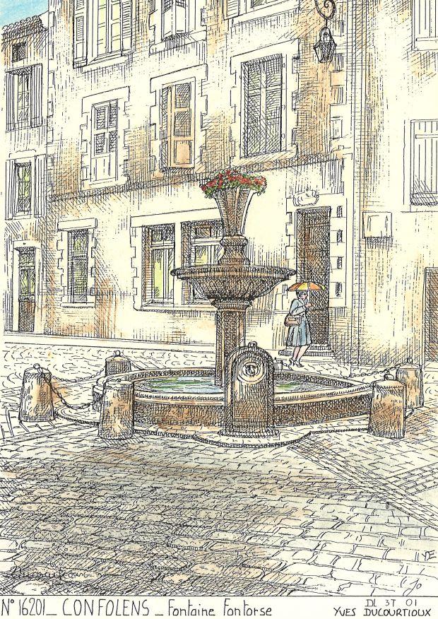 N 16201 - CONFOLENS - fontaine fontorse