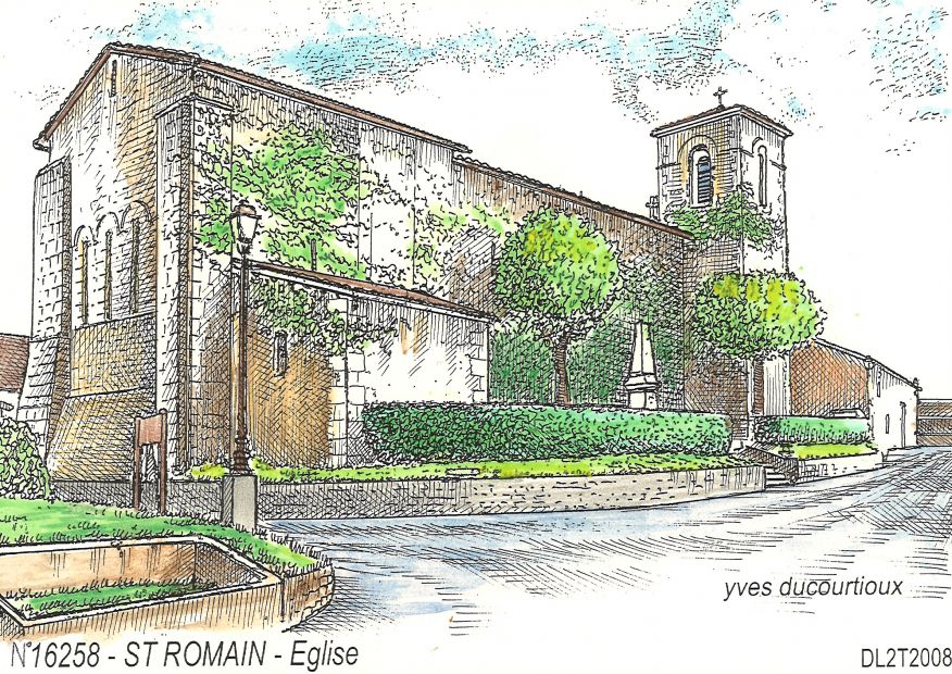 N 16258 - ST ROMAIN - église