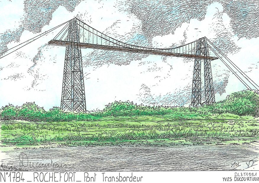 N 17084 - ROCHEFORT - pont transbordeur
