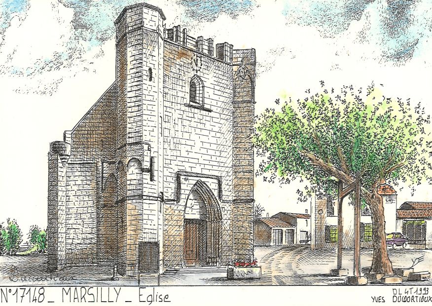 N 17148 - MARSILLY - église