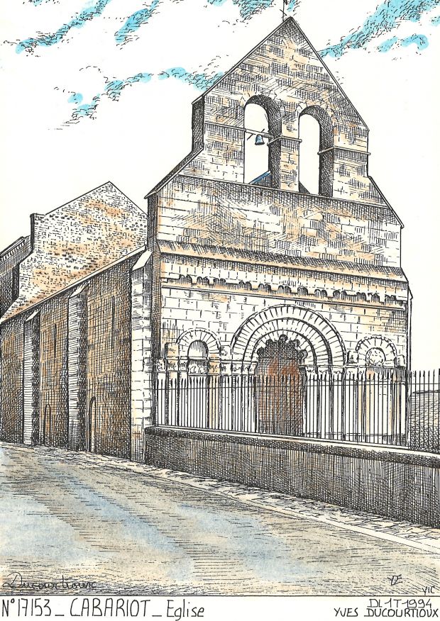 N 17153 - CABARIOT - église