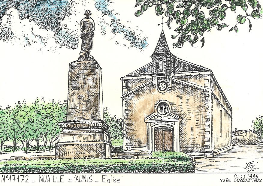 N 17172 - NUAILLE D AUNIS - église