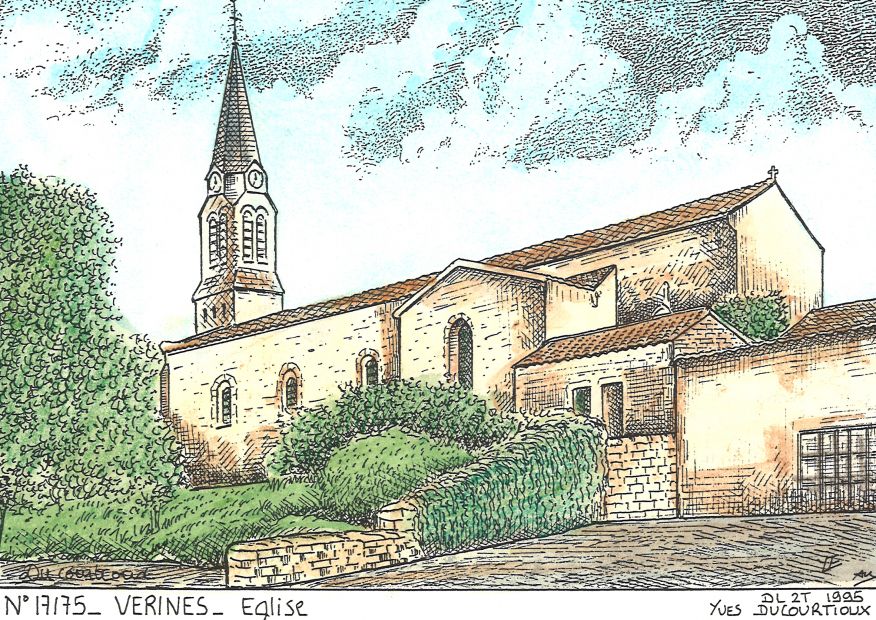 N 17175 - VERINES - église