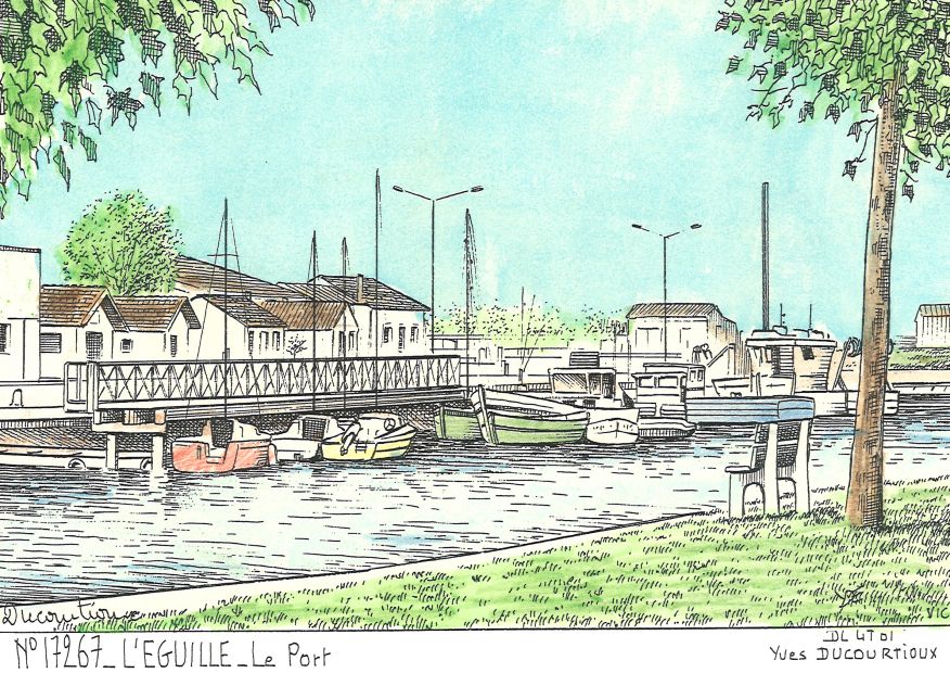 N 17267 - L EGUILLE - le port