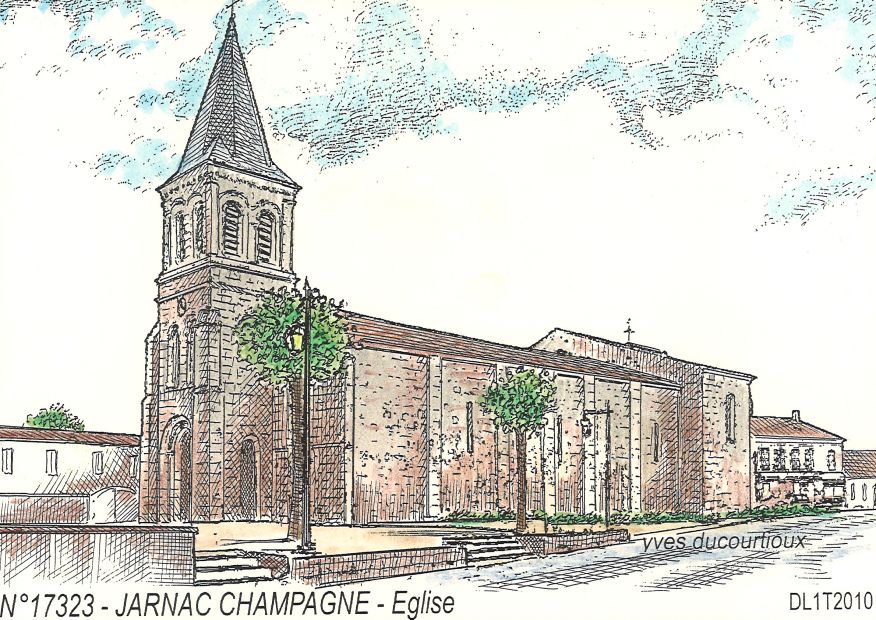 N 17323 - JARNAC CHAMPAGNE - église