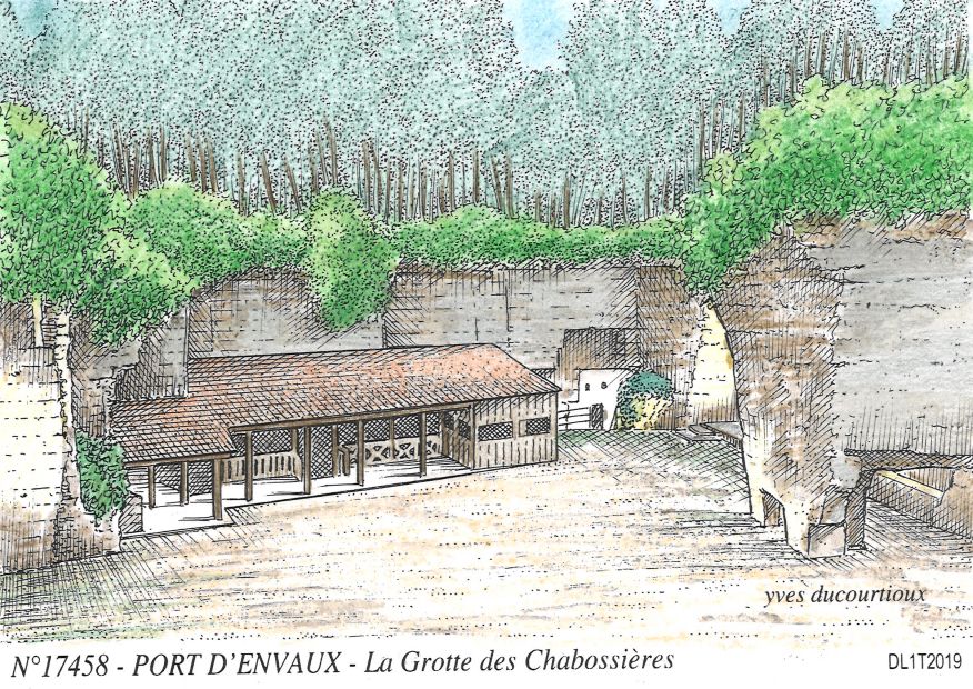N 17458 - PORT D ENVAUX - la grotte des chabossières