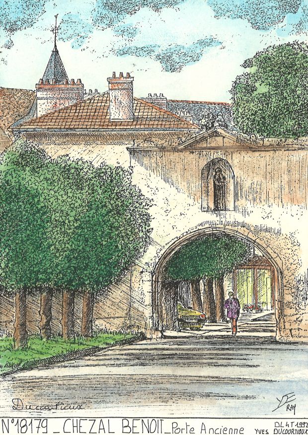 N 18179 - CHEZAL BENOIT - porte ancienne