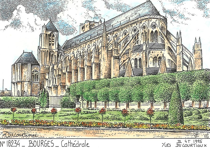 N 18234 - BOURGES - cathdrale