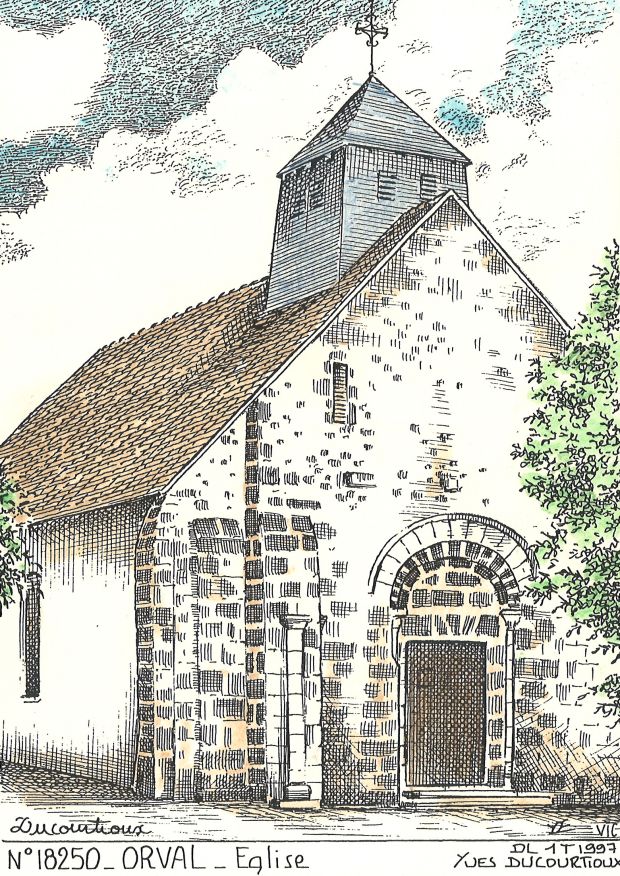 N 18250 - ORVAL - église
