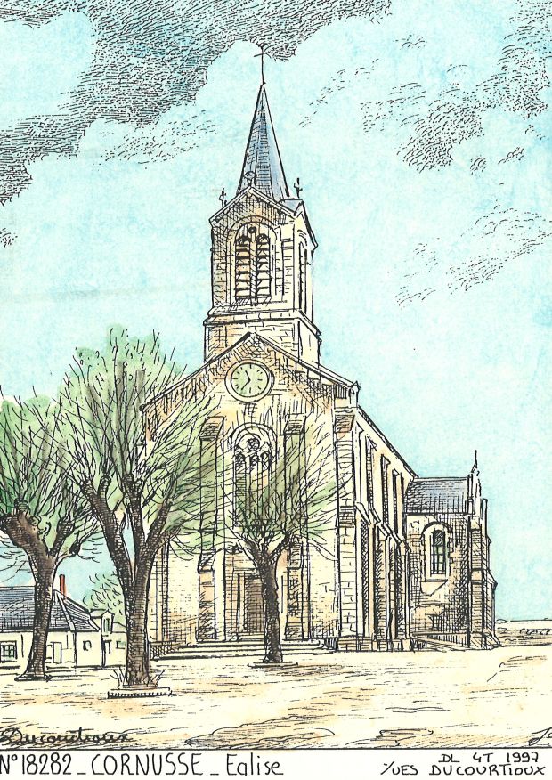 N 18282 - CORNUSSE - église
