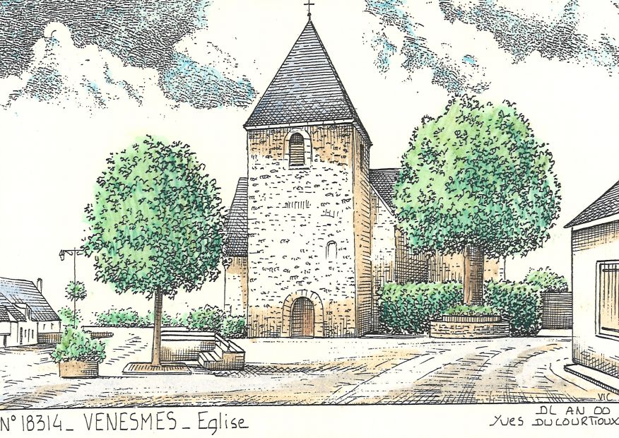 N 18314 - VENESMES - église