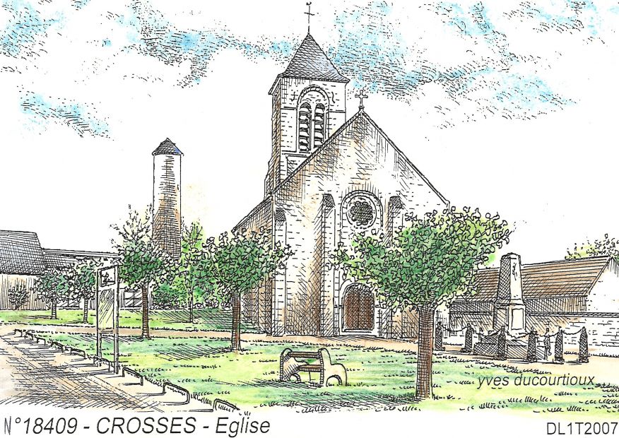 N 18409 - CROSSES - église