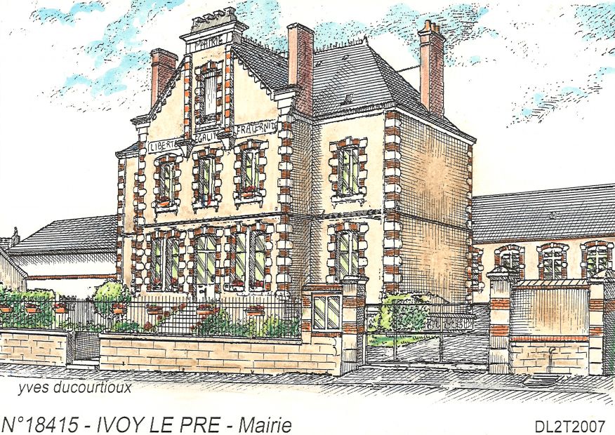 N 18415 - IVOY LE PRE - mairie