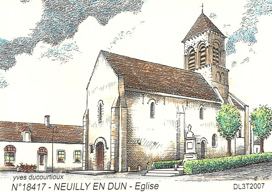 N 18417 - NEUILLY EN DUN - église