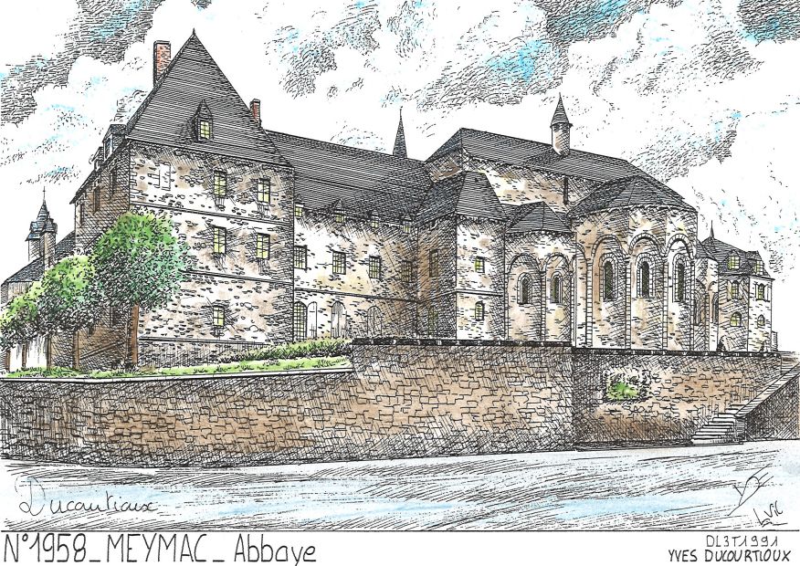 N 19058 - MEYMAC - abbaye