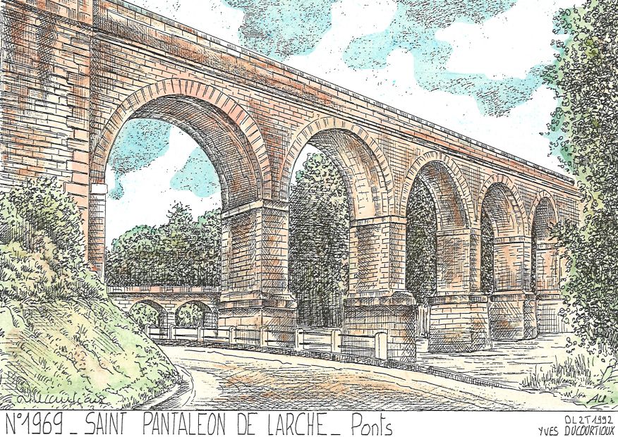 N 19069 - ST PANTALEON DE LARCHE - ponts