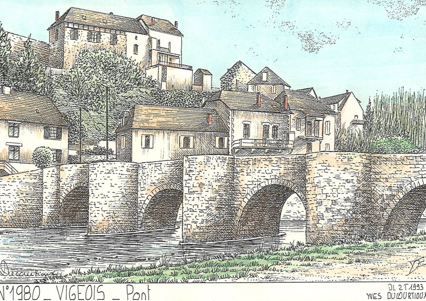 N 19080 - VIGEOIS - pont