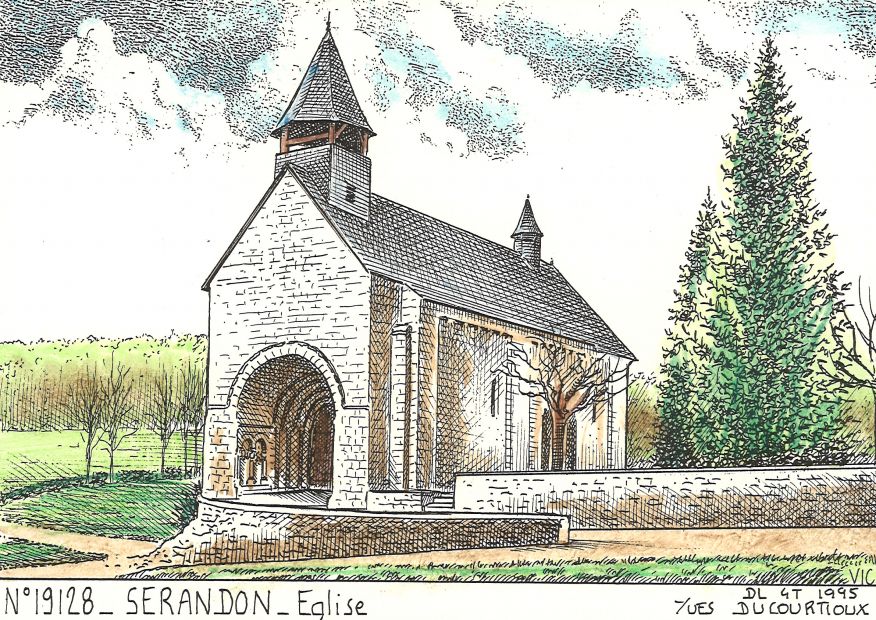 N 19128 - SERANDON - église