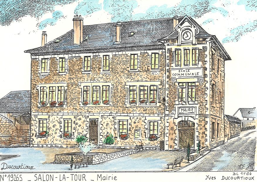 N 19265 - SALON LA TOUR - mairie