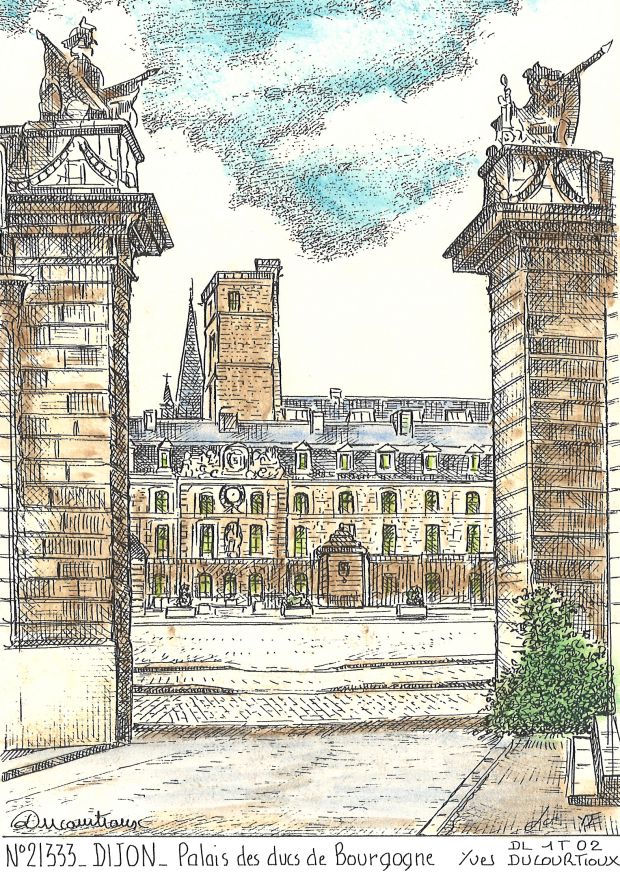 N 21333 - DIJON - palais des ducs de bourgogne