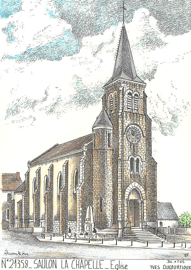 N 21358 - SAULON LA CHAPELLE - église
