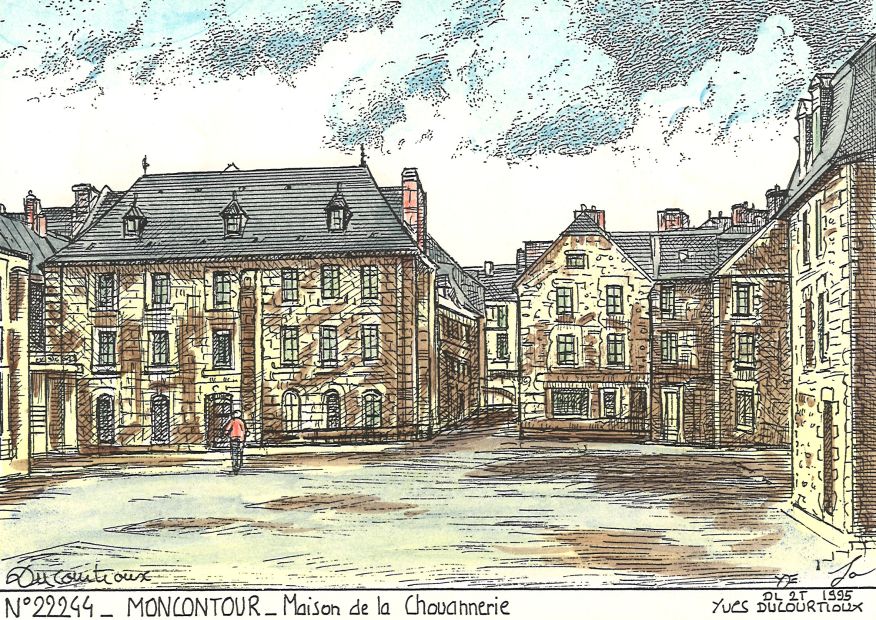 N 22244 - MONCONTOUR - maison de la chouannerie