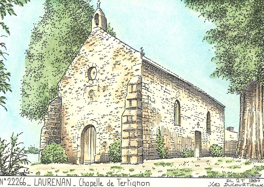 N 22266 - LAURENAN - chapelle de tertignon